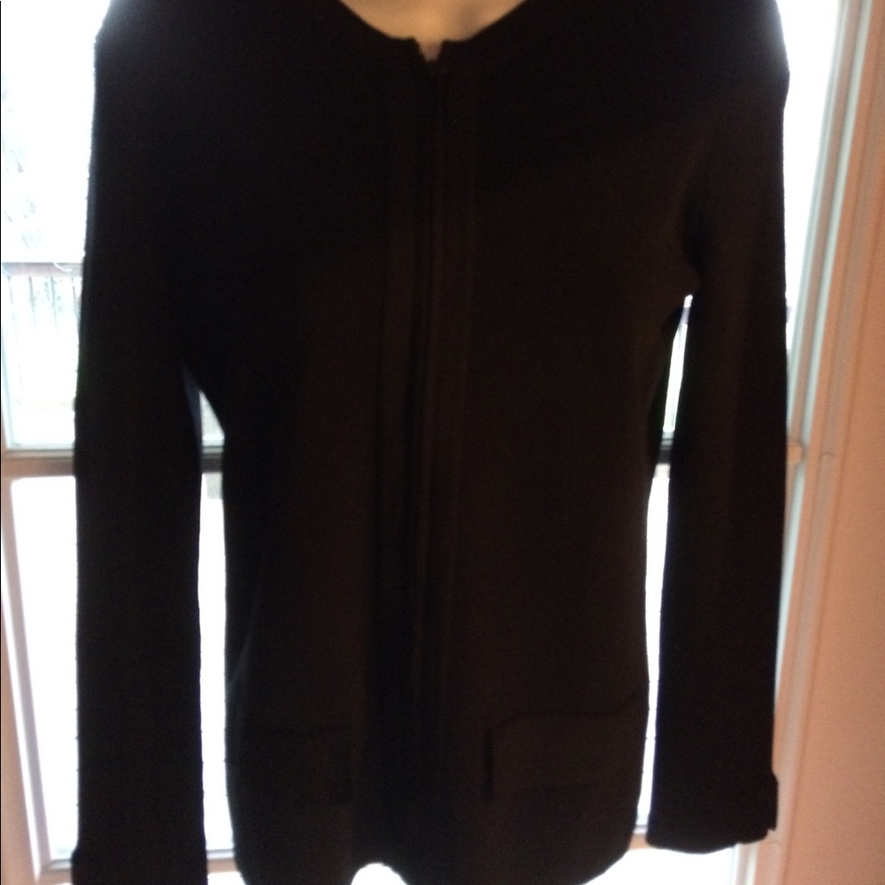 Dana Buchman zip sweater cardigan. Size Petite